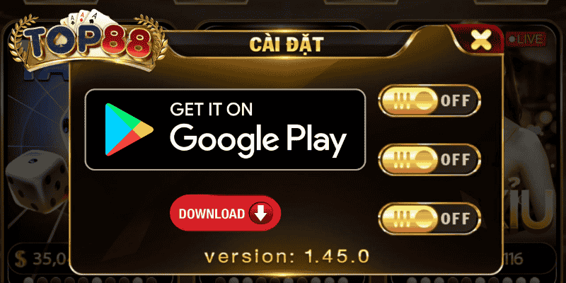 Hướng Dẫn Tải và Cài Đặt App TOP88 Trên Android