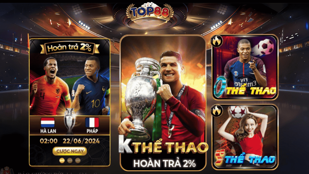 Khám phá tổng quan sảnh cá cược thể thao TOP88